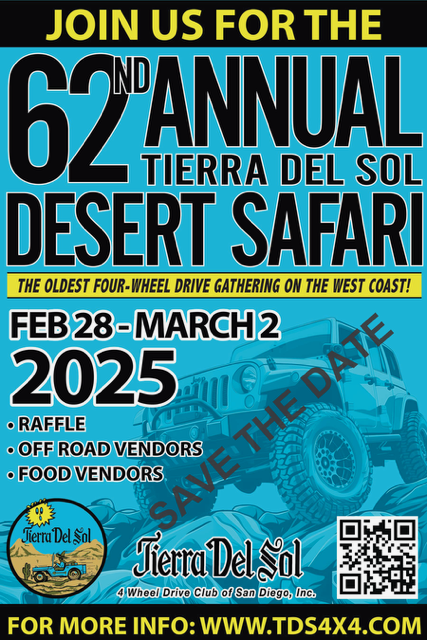 62nd Annual TDS Desert Safari 2025